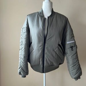 COLLUSION Unisex Bomber Jacket